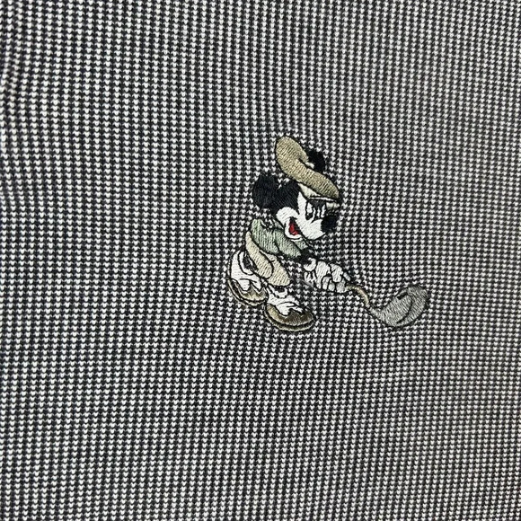 VTG The Disney Store Sm/Med Black & White Mickey Mouse Summer Casual Y2K Unisex - Picture 3 of 9